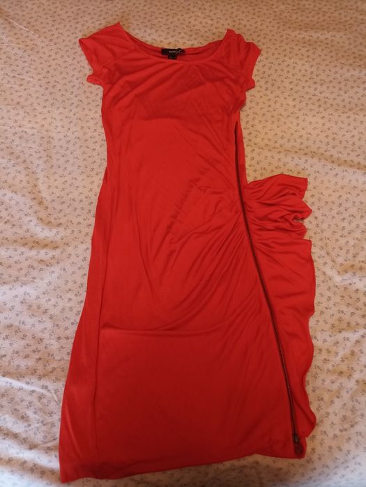 Vestido vermelho da Mango
