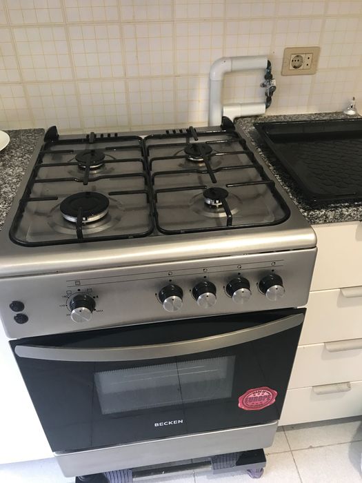 Fogão Becker -BGS 4505NIX -64L-G’as Butano-Propano -Inox