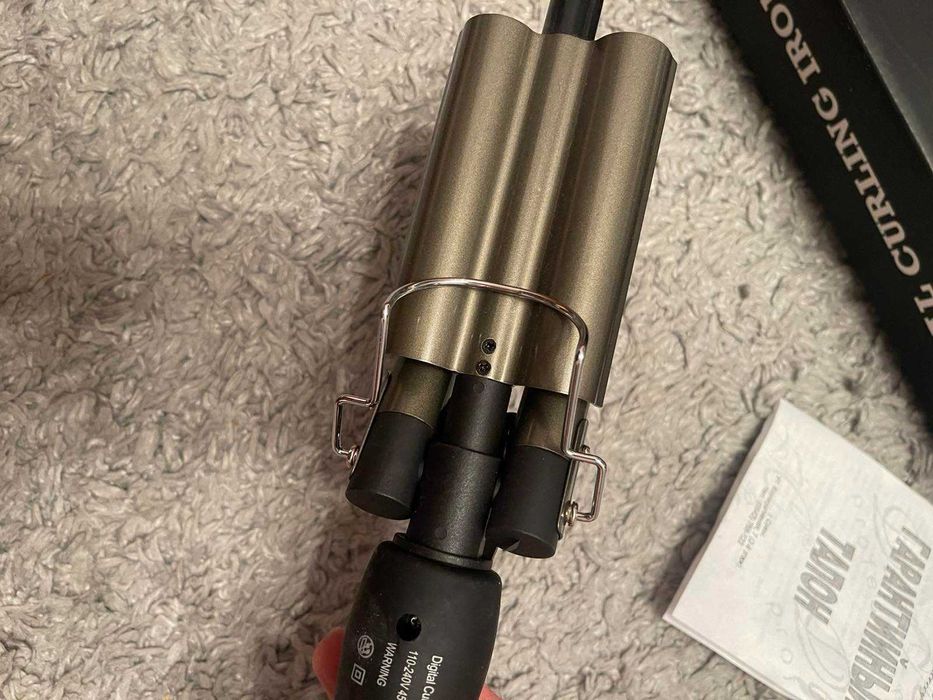 плойка тристволка титано-турмалінова