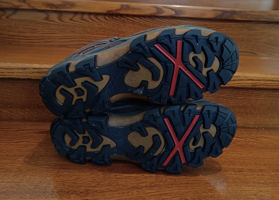 Buty Ecco Terra Evo Gore-Tex Skórzane Trekkingi Wodoodporne Outdoor
