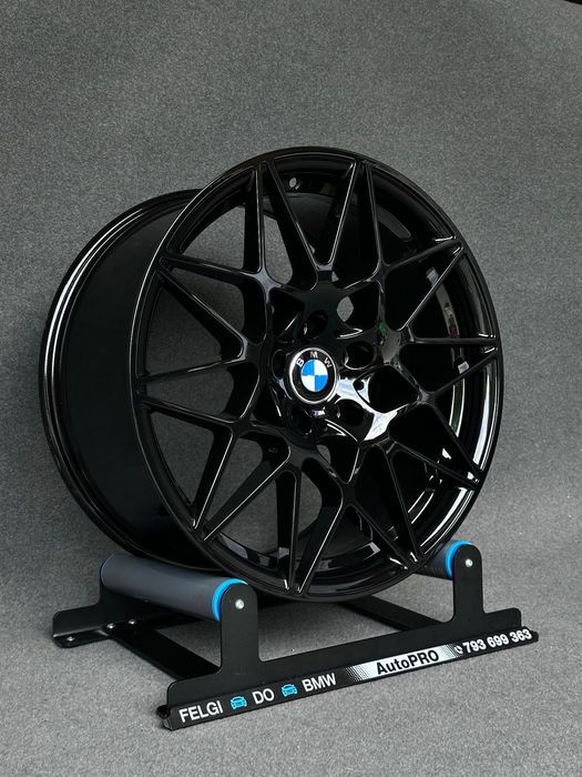 Czarne felgi do BMW 19 5x120 3 F30 F32 F36 alufelgi 8.5j ET35 F10 Z3 Z4 E46 X1 X3 E83 E90 F34 GT F01 F12 F20 F22 E87 E81 jak Styling 666 M pakiet JR black piano dwie szerokości Radom