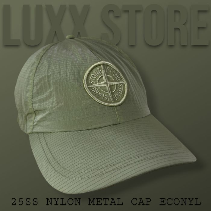 Кепка Stone Island Compass Nylon 25SS (stoneisland, стон, стонайленд)