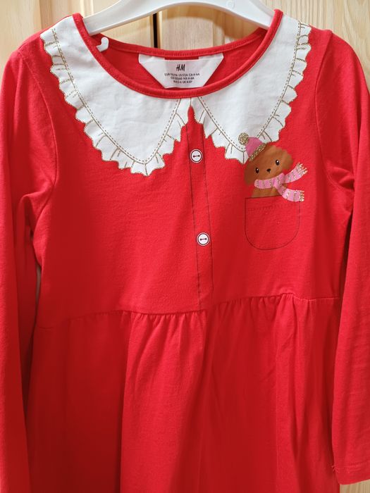 Nowa sukienka H&m na Święta 110 116