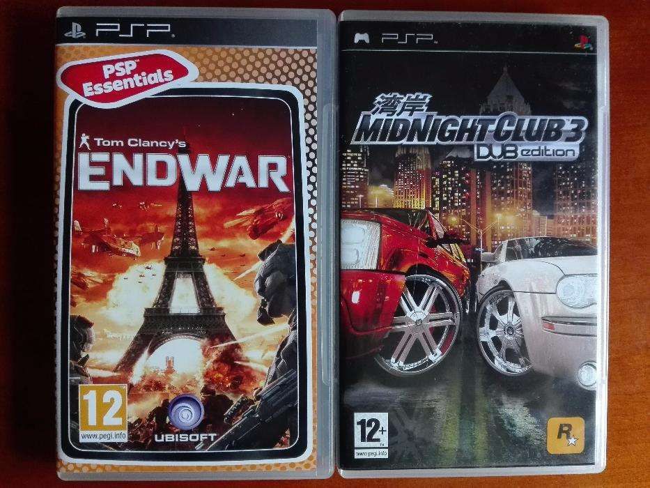 Jogos PSP em funcionamento