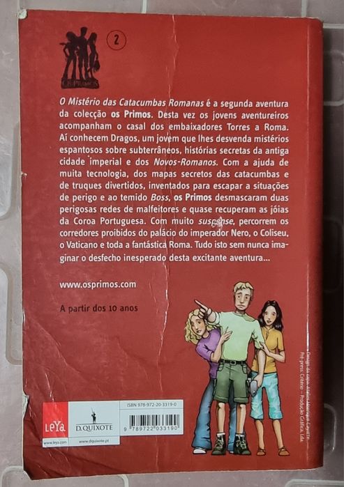 Coleção os Primos: O Mistério das Catacumbas Romanas
Volume 2