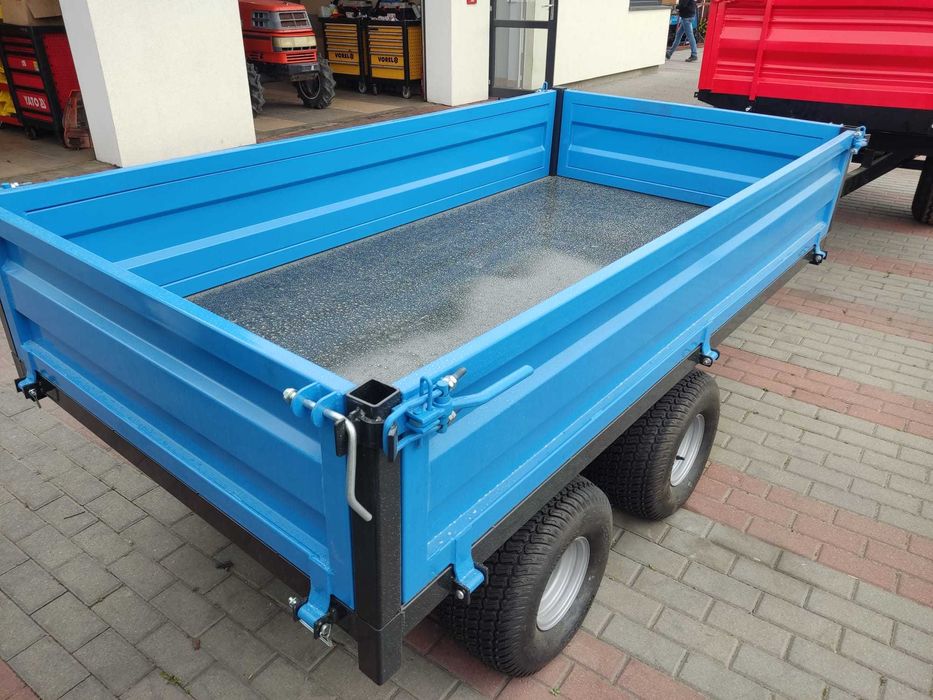 przyczepa ogrodowa nowa solidna transportowa ogrodu ogródka warzywnika