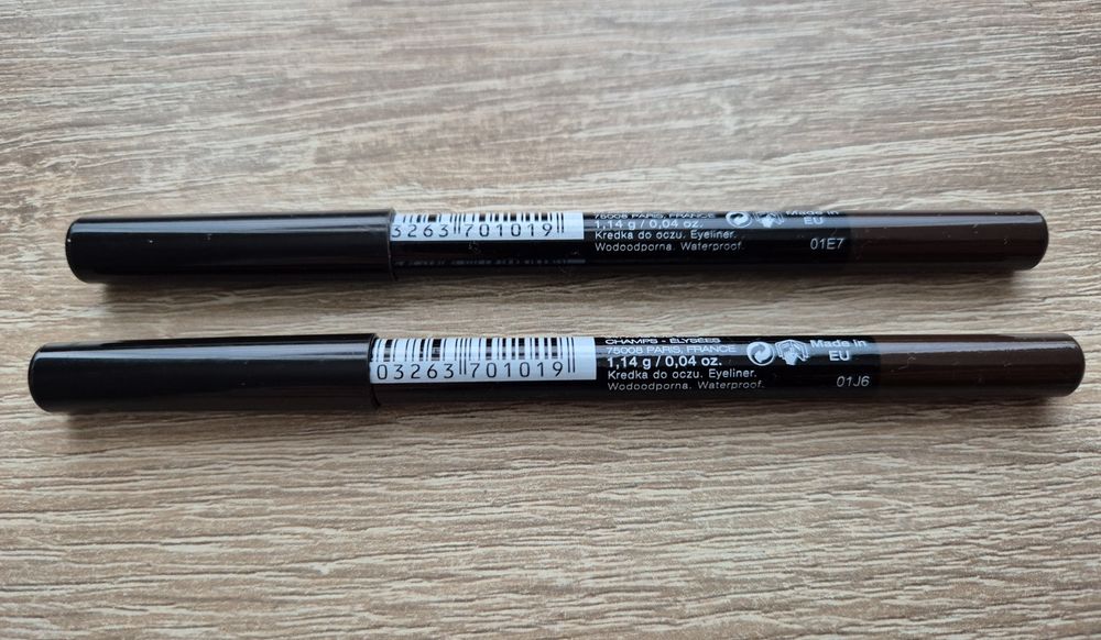 Pierre Rene kredka do oczu, eyeliner, ciemny brąz -  2sztuki