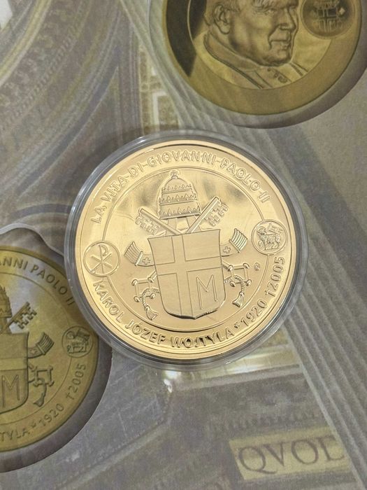 Medal Moneta Jan Paweł II - La Beatificazione 2011 Beatyfikacja DUŻA