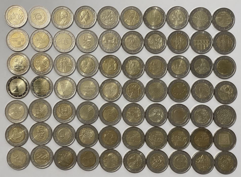 Юбилейные монеты 2 евро Новинки 2023