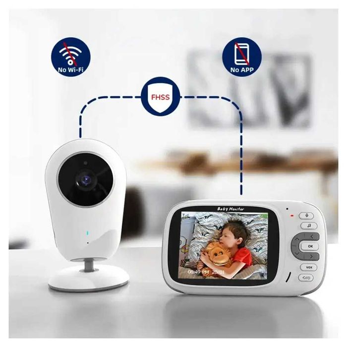 Niania elektroniczna kamera monitoring bezprzewodowy system