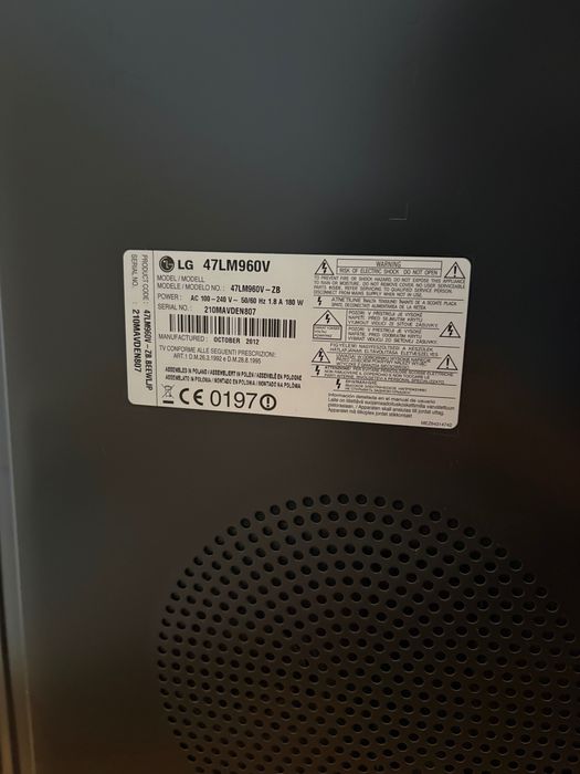 Telewizor LG 47LM960V [47 cali]
