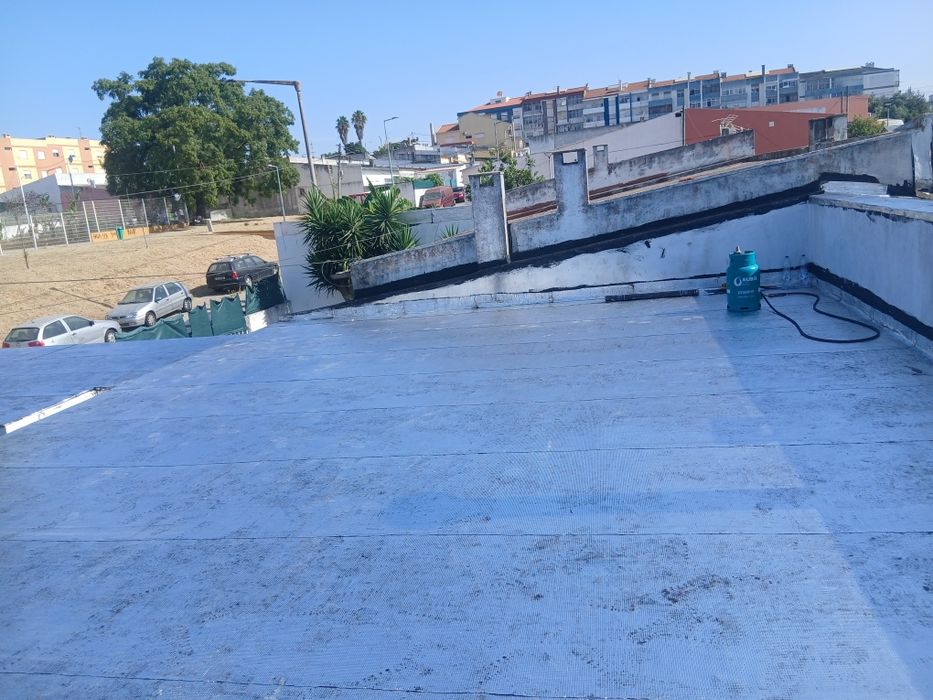 Aplicação de tela asfaltica  impermeabilização529846897330114563