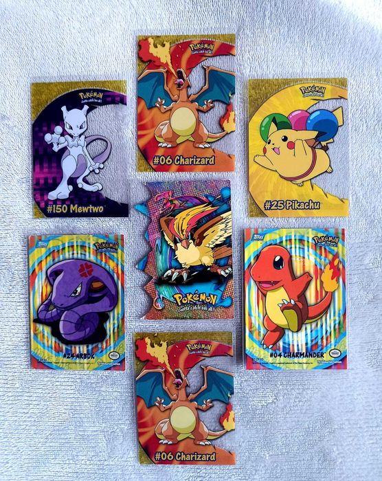 Pokémon Topps 2000 - Holográficas, Clear & Die-Cut