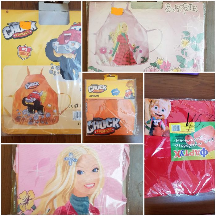 Фартух дитячий для праці творчості Захисний Фартук нарувники