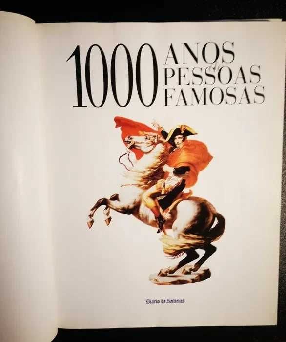 Livro "1000 Anos de Pessoas Famosas"