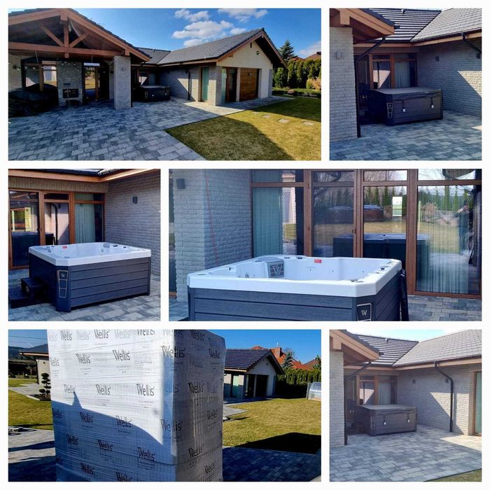 Wellis Praga, jacuzzi,wanna spa,balia,bania,ogród,sauna,strefa spa