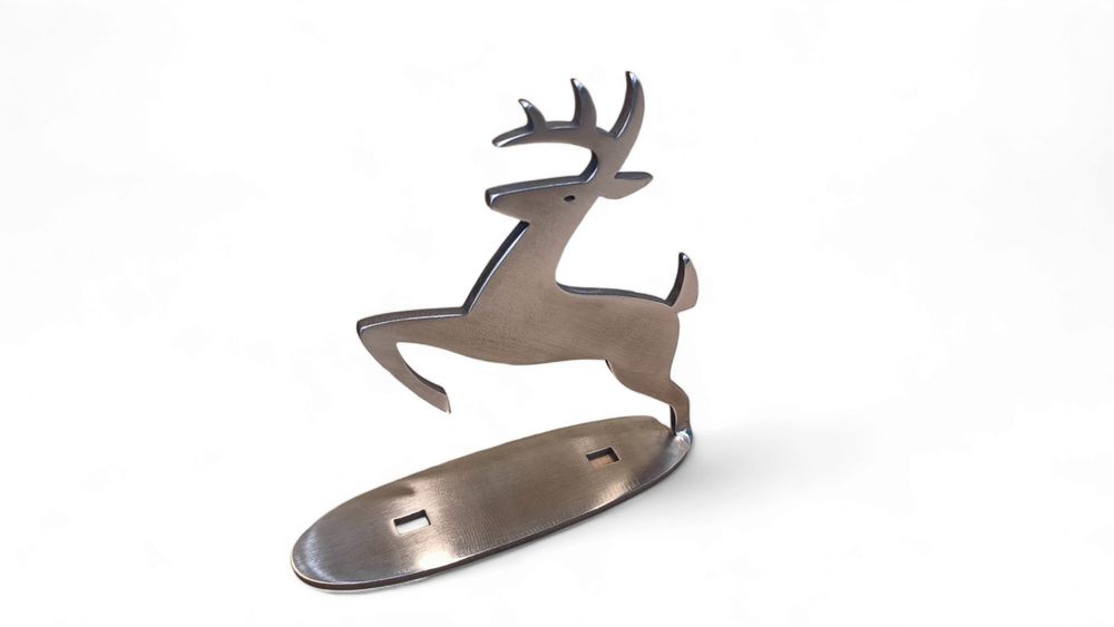 Jelonek na maskę 17cm John Deere emblemat logo znaczek celownik JD