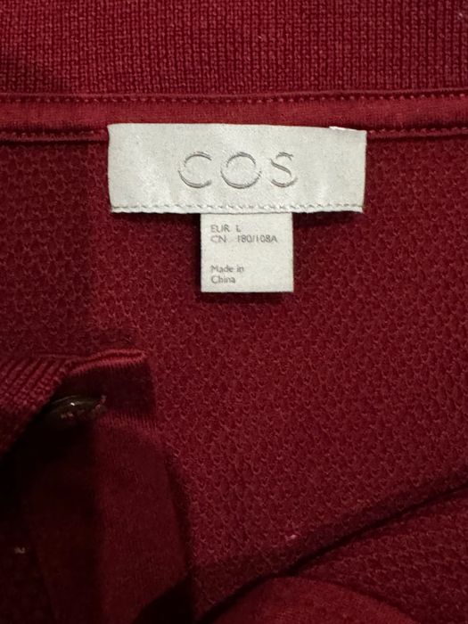 Коттоновая кофта поло Cos