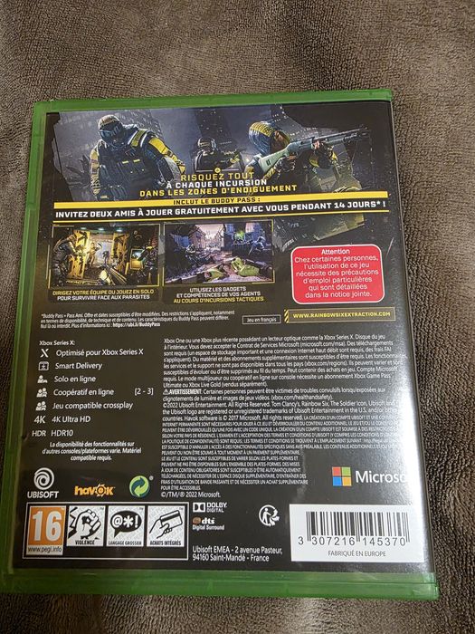 Rainbow six extraction xbox series x xbox one