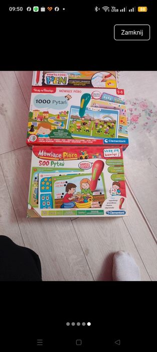 Mówiące pióro Clementoni 3 sztuki