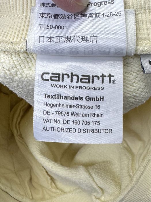 Carhartt штаны M размер спортивные на манжетах желтые