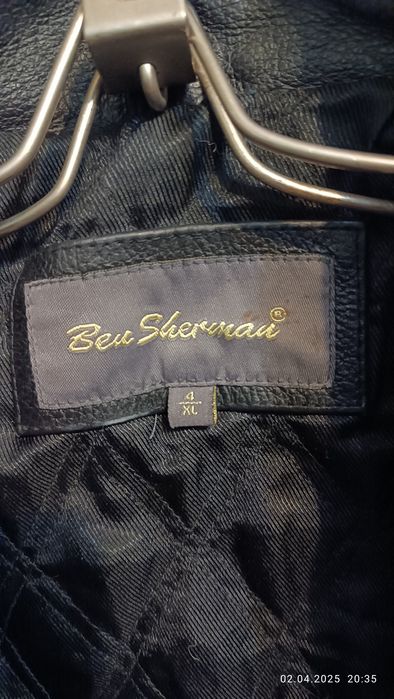 Шкіряні курточки Bertanni London 3XL та Ben Sherman 4XL