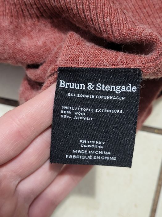 sweter wełniany r. L Marine Clasics Sebago zimowy ciepły w góry