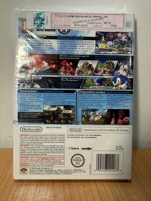 Super Smash Bros. Brawl Nintendo Selects Wii | Novo e Selado
