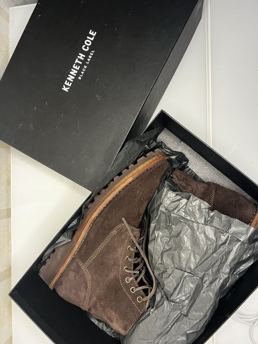 Весна/осінь замшеві чоловічі черевики kenneth kole 42,5