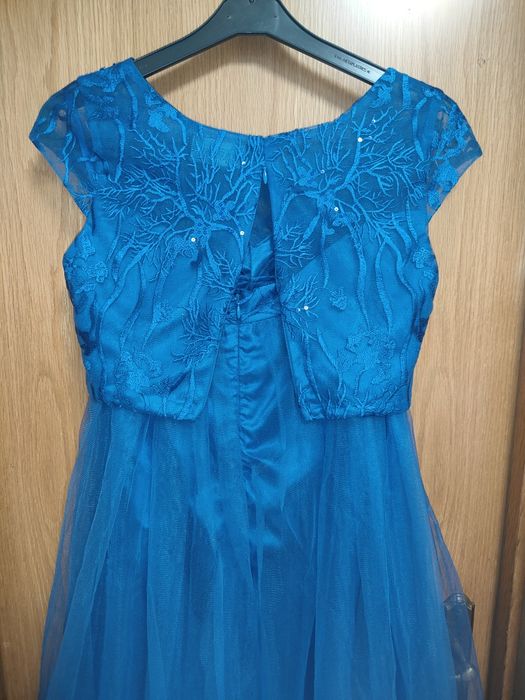 Vestido de cerimónia azul