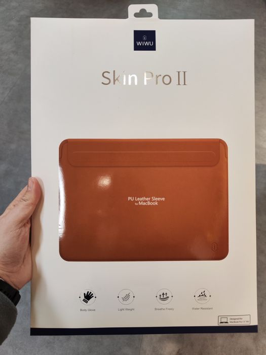 Чехол Кожаный Wiwu Skin Pro на MacBook Air Pro M1 M2 чохол шкіряний ...