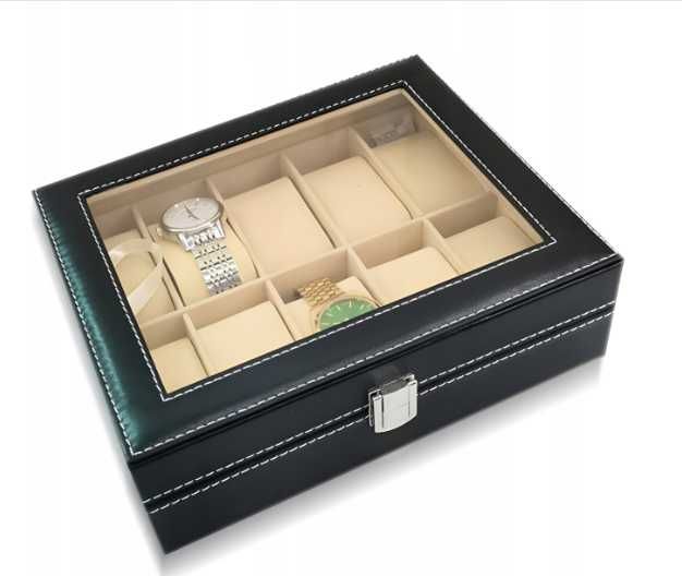 Органайзер для годинників, шкатулка для годинників 10 відділень