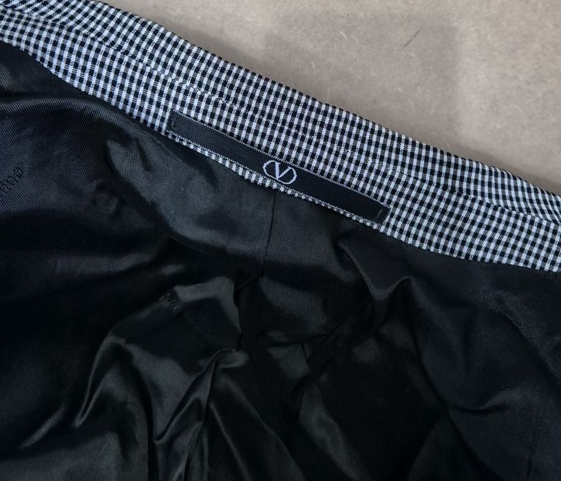 VALENTINO roz. XL 175 cm męski blazer Premium made in italy len jedwab