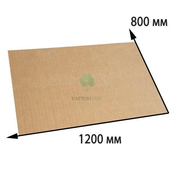 Гофрокартон Картон для пакування, упаковки Б/У (листовий) 120см/80см