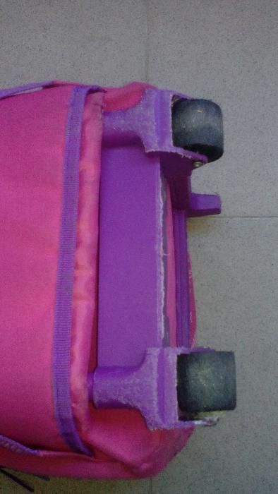 Mochila troley violeta