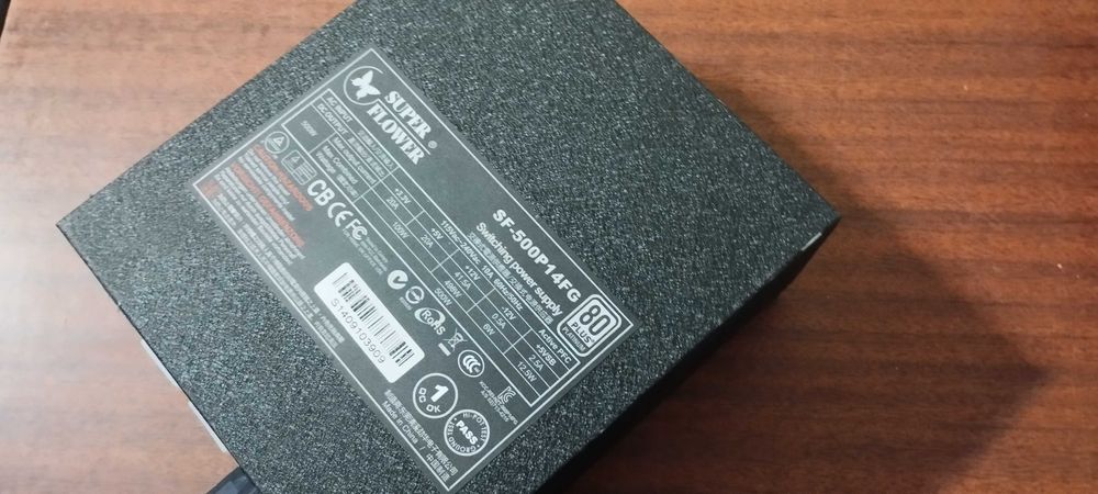 БП Super Flower SF-500P14FG 80 Plus Platinum Silent