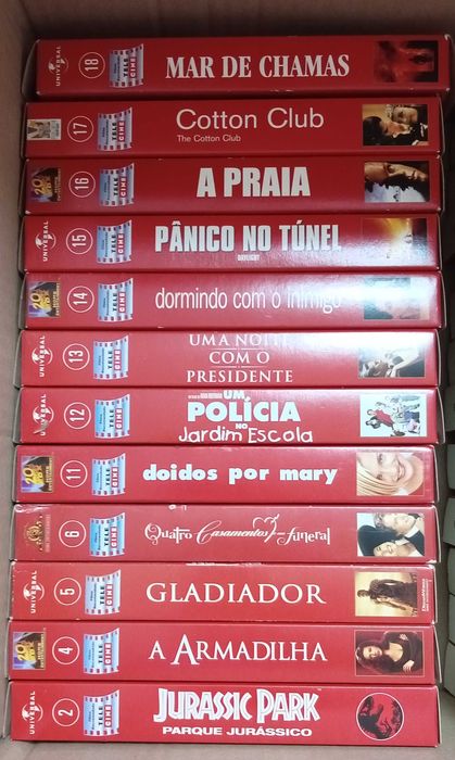 Filmes VHS de coleção originais