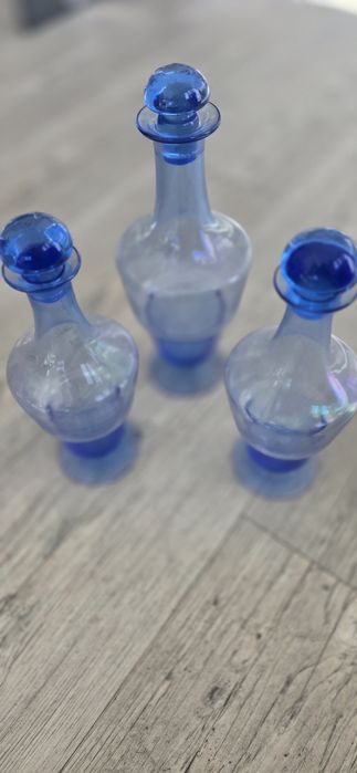 3 garrafas antigas decanters vintage