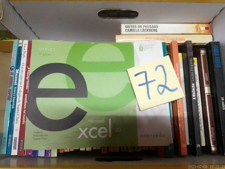 LOTE 72 + 73 - LIVROS Diversos - Vendidos EM SEPARADO - Preços Vários
