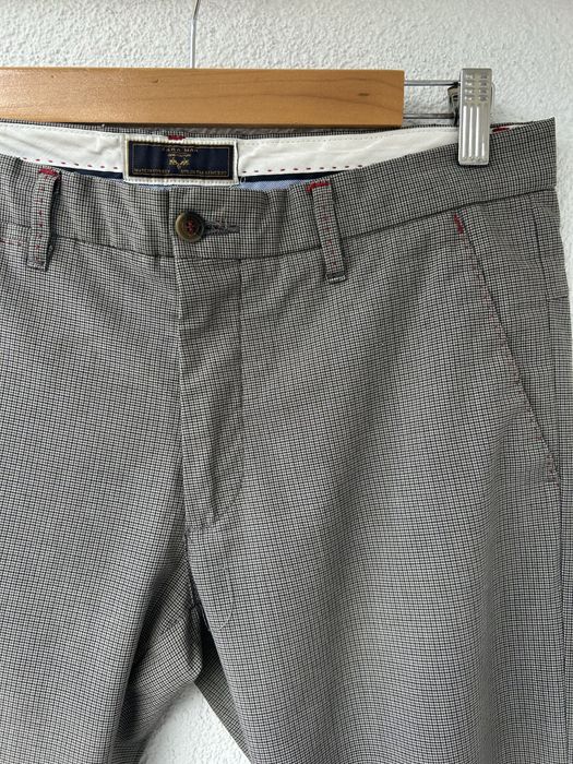 ZARA Man męskie spodnie w kratę chinosy  M