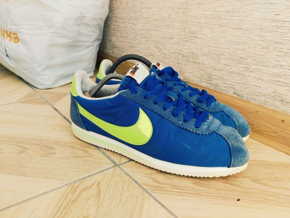 Nike Classic Cortez Nylon Varsity Royal Volt - 44-