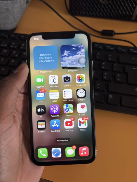 Iphone X bateria trocada