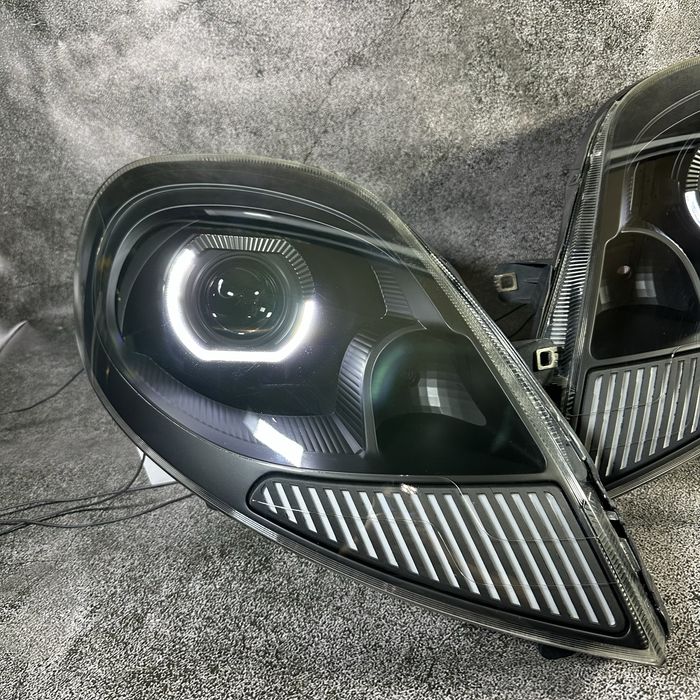 Фари Bi-Led,Renault Traffic, Opel Vivaro та Nissan Primastar 2007-2014 тюнінг, оченята, антихром