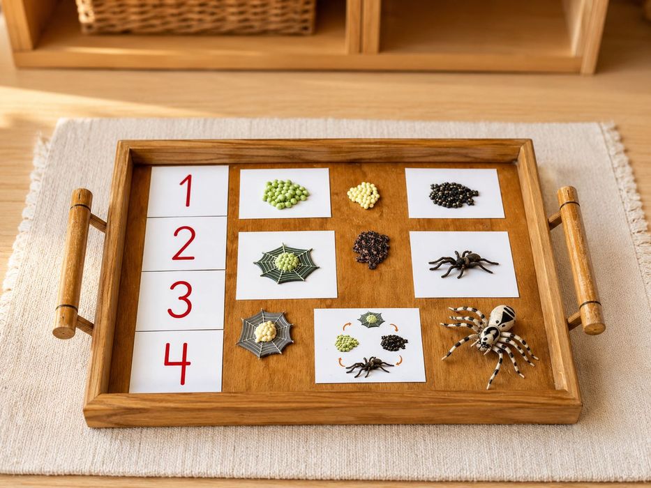 Ciclo de Vida Aranha Montessori
