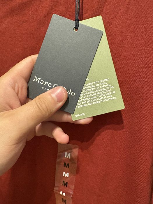 Marco Polo koszulka T-shirt – duże logo na plecach – M / XL