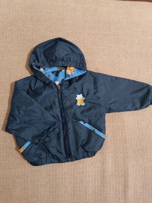 Дитяча двостороння вітровка,шапка в подарунок