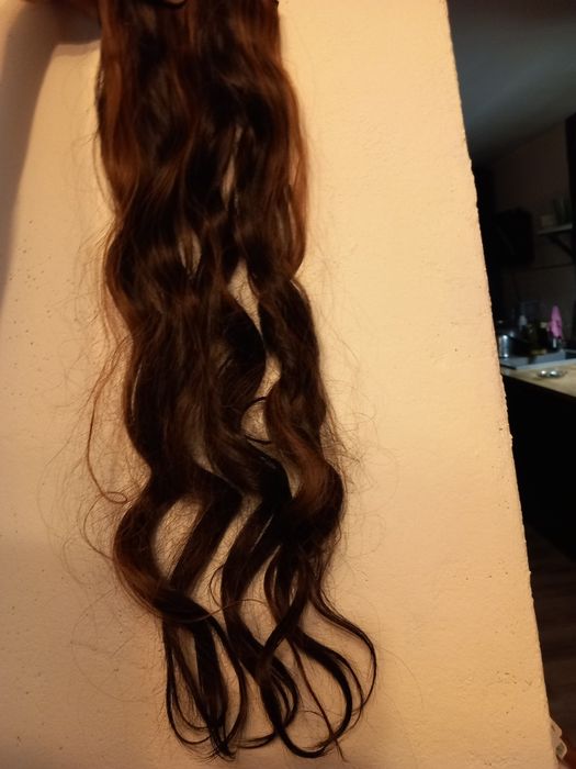 ShowJarlly Doczepki, 4 sztuki, 60 cm, brąz