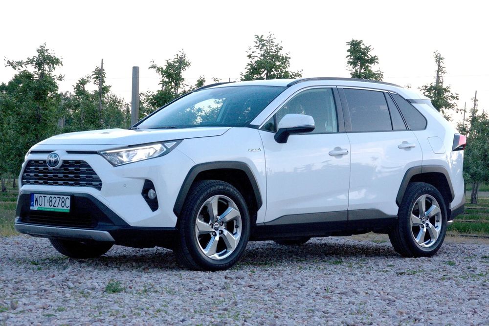 Toyota RAV4 RAV 4 Hybryda2019 Serwisowany na Gwarancji 4X4 BEZWYPADKOWY