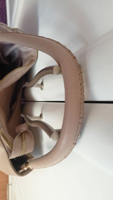 Reserved torba torebka modna beżowa A4