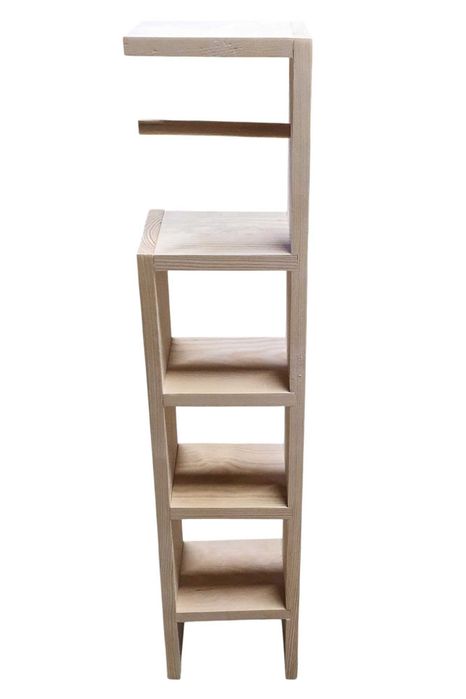 Stojak drewniany na papier toaletowy